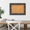 Cork Board, Bark Rustic Frame - Bulletin Board, Organization Board, Pin Board
